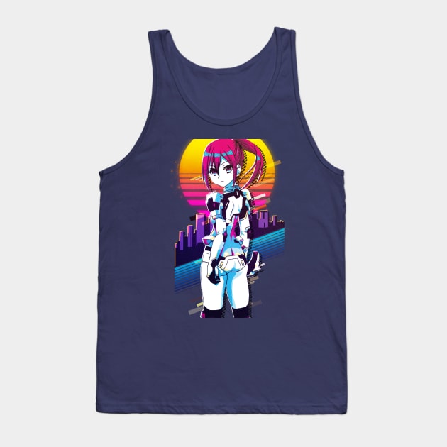 Date A Live Mana Takamiya Tank Top by 80sRetro